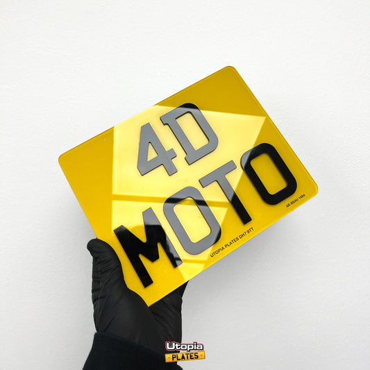 Motorbike Rear Plate